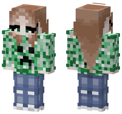 Creepy Creeper Boy Minecraft skin