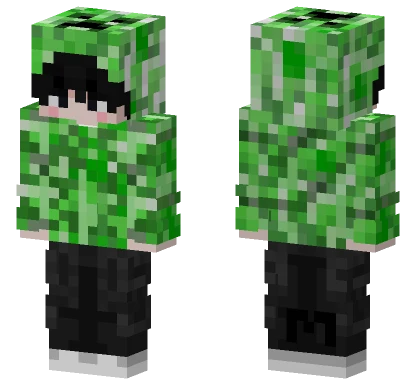 Creepy Creeper Suit Minecraft skin