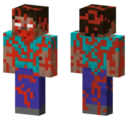 Creepy Steve Minecraft skin