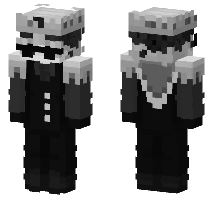 Creiyo B W Minecraft skin