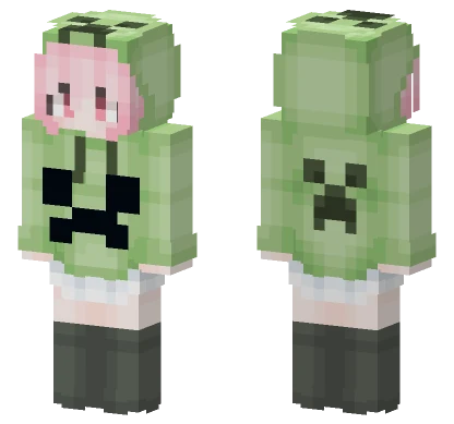 Crepper Girl Minecraft skin