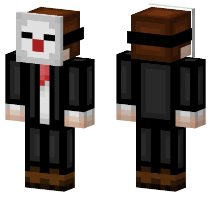 Criminal Clown Goon Suit Minecraft skin