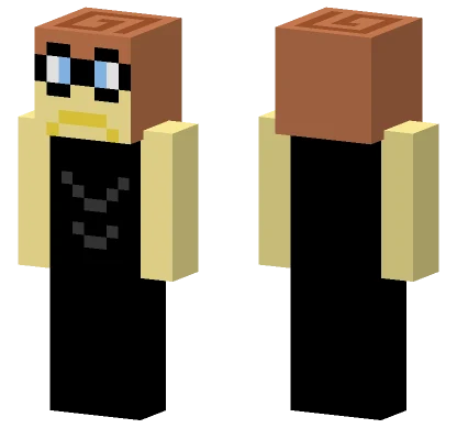 Criminal With Glasses And Suit Minecraft skin