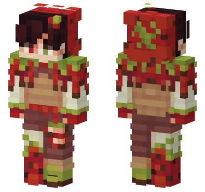 Crimson Cyclops Firebreathman Minecraft skin