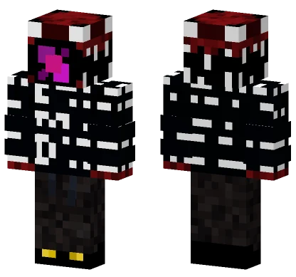 Crimson Dark Creator Minecraft skin
