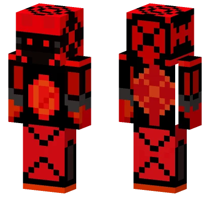 Crimson Fae Mage Minecraft skin
