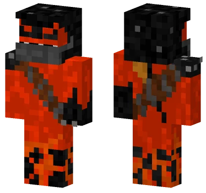 Crimson Hunter Minecraft skin