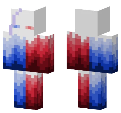 Crimson Ice Warrior Minecraft skin