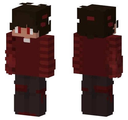 Crimson Infered Minecraft skin