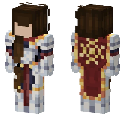 Crimson Mage Robes Minecraft skin