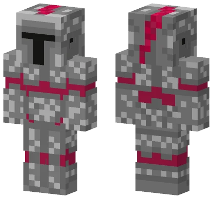 Maroon Knight Armor Minecraft skin