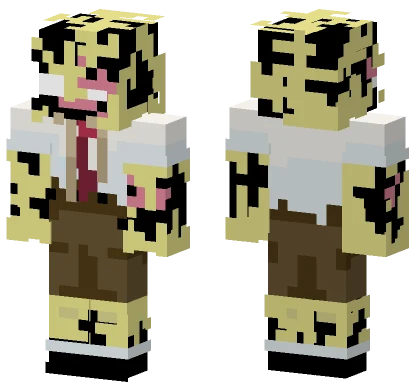 Crimson Morning Spongebob Minecraft skin