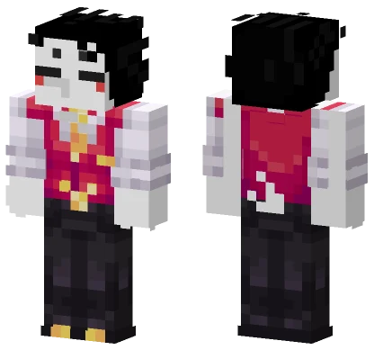 Crimson Robed Figure Minecraft skin