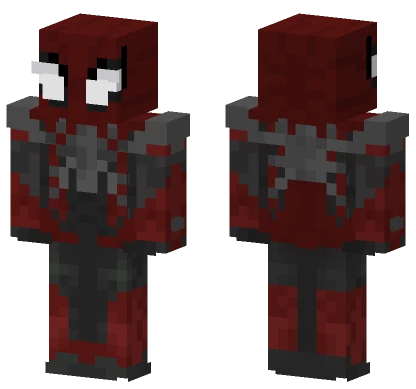 Crimson Spider Minecraft skin