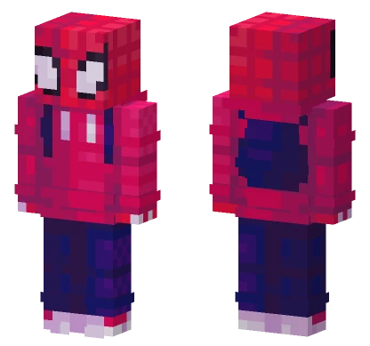 Crimson Spider Warrior Minecraft skin