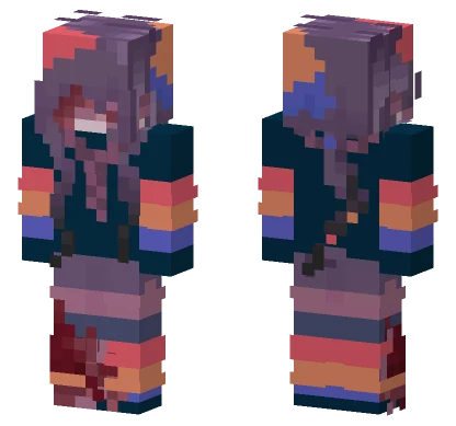 Crimson Tentacle Beast Minecraft skin