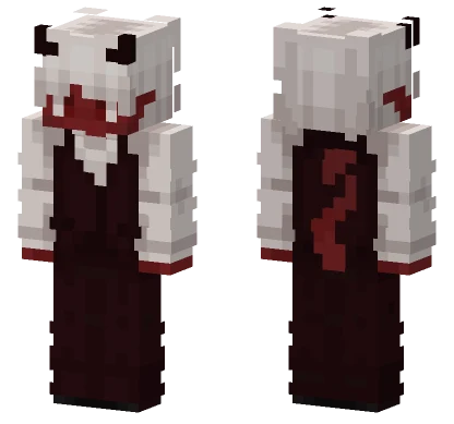 Crimson Vampire Minecraft skin