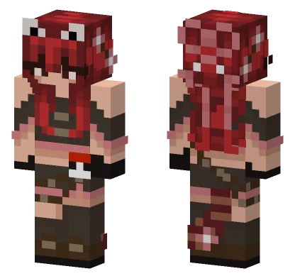 Crimson Warrior Minecraft skin