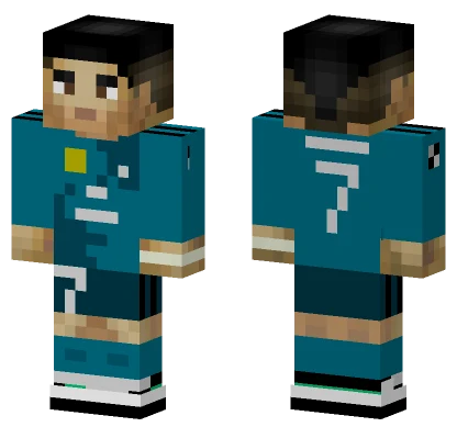 Cristiano Ronaldo Minecraft skin