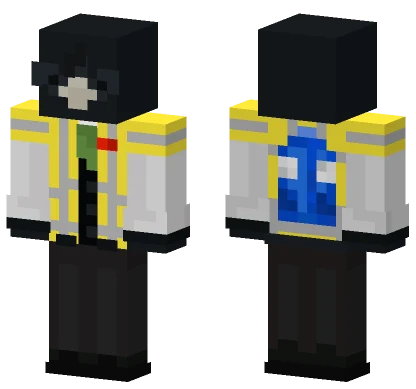 Crow Tardis Worker Minecraft skin