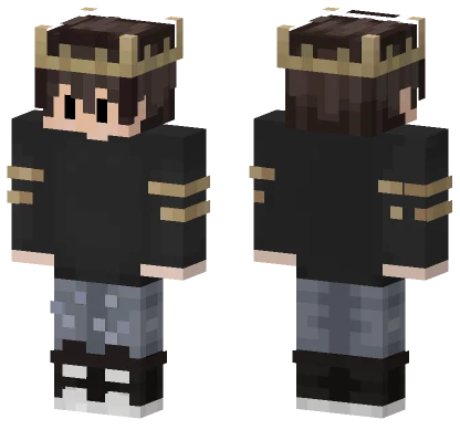 Crown Boy Minecraft skin
