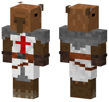 Crusades Capybara Minecraft skin