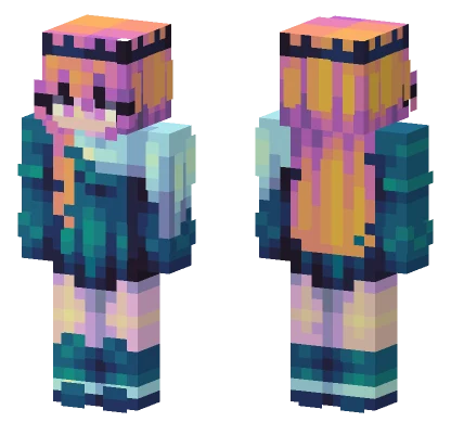 Crystal Waves Minecraft skin
