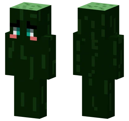 Cucumber Man Minecraft skin