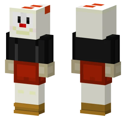 Cuphead 33 Minecraft skin