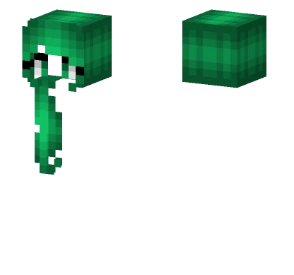 Curly Front Hair Calm Evergreen Minecraft skin