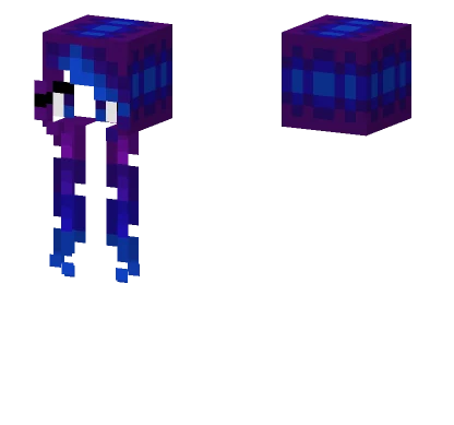 Curly Hair Base Hydrangea Minecraft skin