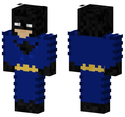 Custom Batman Use Elytra Minecraft skin