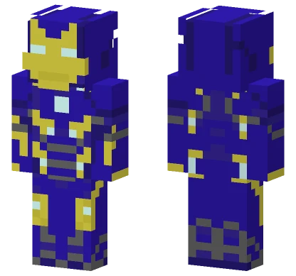 Custom Iron Man Suit Minecraft skin