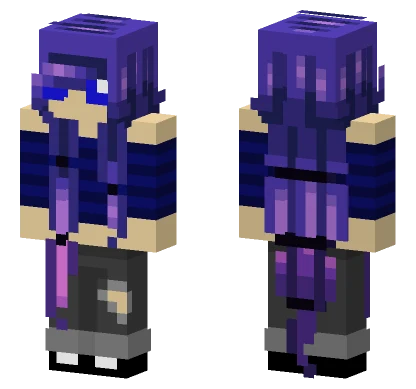 Custom Made Hair Fixed Minecraft skin