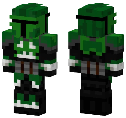Custom Mandalorian Minecraft skin