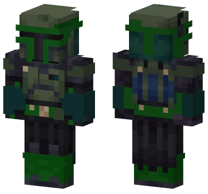 Custom Mandalorian Armor Minecraft skin