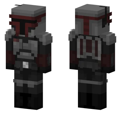 Custom Mandalorian Design Minecraft skin