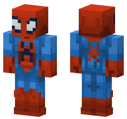 Custom Spiderman Suit Minecraft skin
