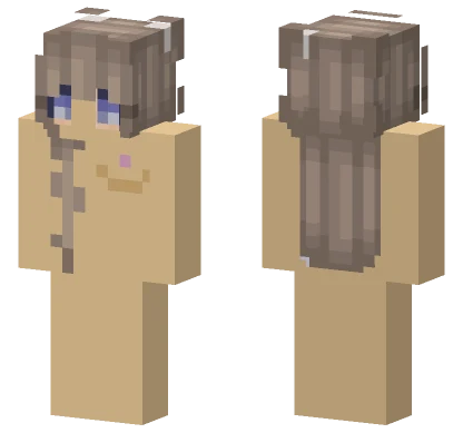 Cute Anime Girl Minecraft skin