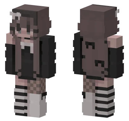 Cute As A Button Minecraft skin