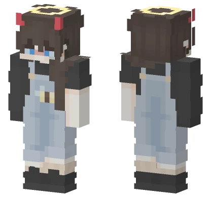 Cute Bee Girl Minecraft skin