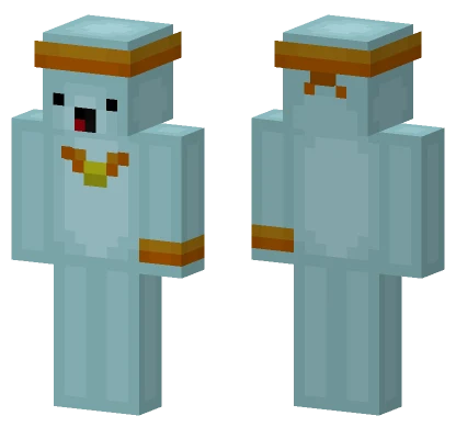 Cute Blue Creature Minecraft skin