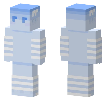 Cute Blue Thing Minecraft skin