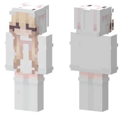 Cute Bunny Girl Minecraft skin