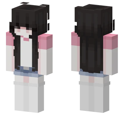 Cute Bunny Girl Minecraft skin