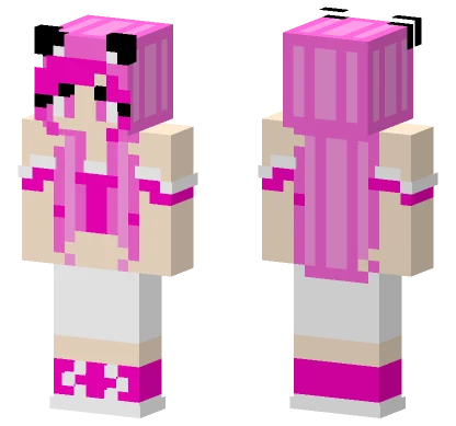 Cute Cat Girl Minecraft skin