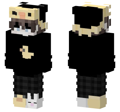 Cute Cat Girl Minecraft skin