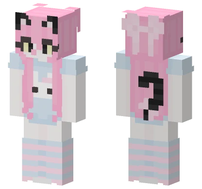 Cute Cat Girl Minecraft skin