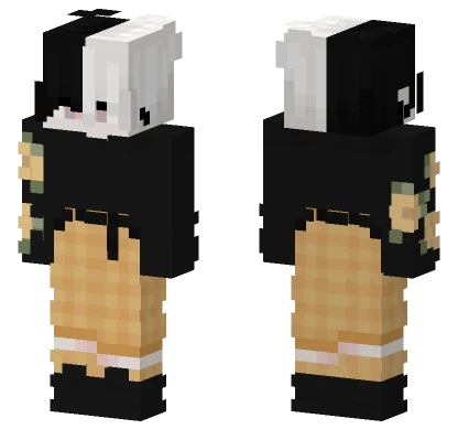 Cute Cat Girl Minecraft skin