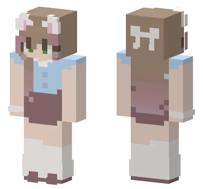 Cute Cat Girl Minecraft skin